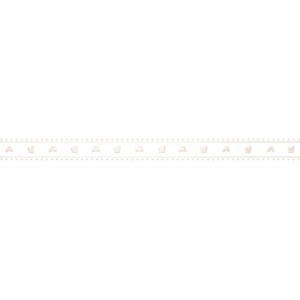 Керамическая плитка Creto Бордюр Blossom белый 5х60 05-01-1-58-03-01-2420-0