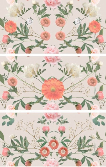 Плитка керамическая 90x60 Creto Seventies Панно Spring mix 06 01 1 37 05 11 3658 0 матовая бежевый 9мм