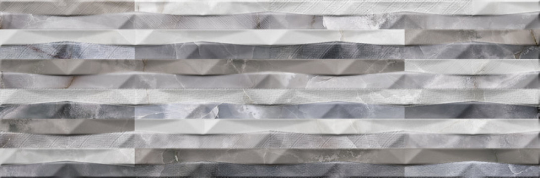 Valentia Керамическая плитка глянцевая 100x33 Borghese Alpha VL Grigio