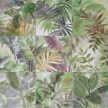 Керамогранит 20x20 8мм Technical Soft Secrets Green матовая Mainzu