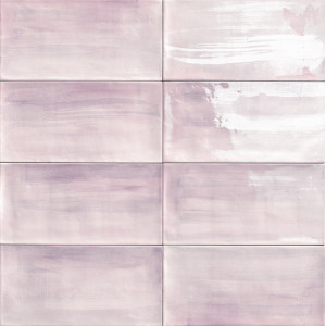 Mainzu Керамическая плитка глянцевая 30x15 Aquarel Pink