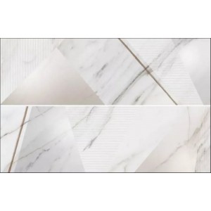 Плитка 100x32 Grespania Corinto Nauplia 2 Piezas глянцевая мрамор белый