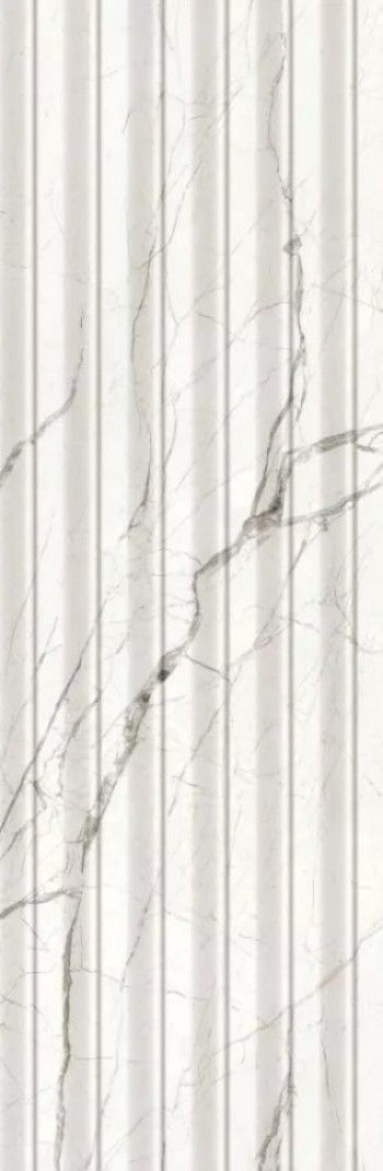 Плитка 100x32 Grespania Volterra Arezzo Blanco матовая мрамор белый