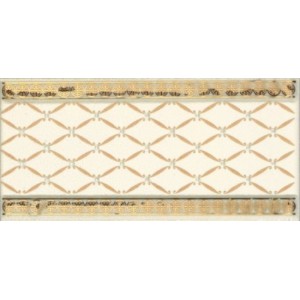Плитка Ape Cenefa Delis Marfil Gold глянцевая 20x10