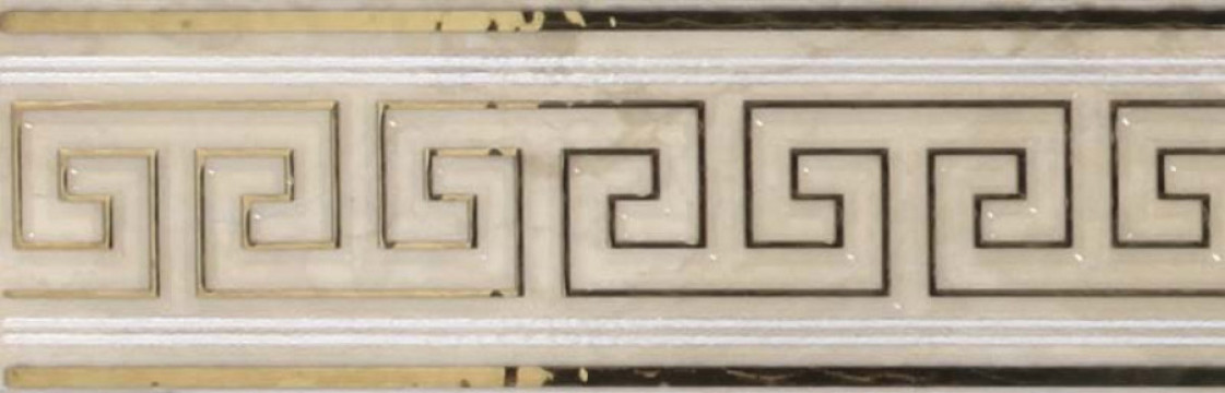 APE Плитка керамическая 25x8 Cenefa Coliseum Gold