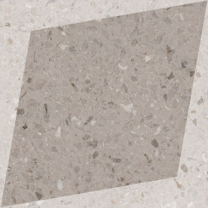 Wow Керамогранит 19*19 Natural Drops Rhombus Decor Taupe