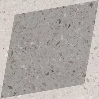 Wow Керамогранит 19*19 Natural Drops Rhombus Decor Grey