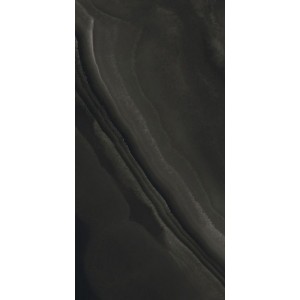 Плитка Rex Ceramiche 120x60 Eccentric Luxe Smoky Black Glo60X120 Ret 779256 глянцевая черный мрамор, оникс 9мм