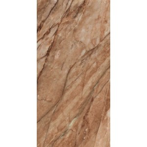 Керамогранит Rex Ceramiche 120x60 AUTHENTIC LUX MAR NUAGE GLO 781142 глянцевая коричневый, оранжевый камень, мрамор 6мм