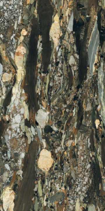 Плитка Rex Ceramiche 280x120 Bijoux Quatre Saisons Glossy R 765703 глянцевая мультиколор камень, мрамор 6мм