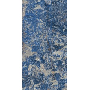 Плитка Rex Ceramiche 120x60 Bijoux Sodalite Bleu Glossy R 765786 глянцевая синий мрамор 6мм