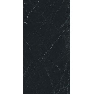 Плитка Rex Ceramiche 240x120 I Classici Marquinia Glossy R 750885 глянцевая черный мрамор 6мм