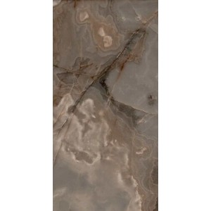 Плитка 280x120 Reves De Rex Choco Glossy R 769924 глянцевая коричневый камень, оникс 6мм Rex Ceramiche