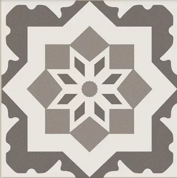 Ceramica Ribesalbes Декоративный элемент для пола 20*20 Decor Gris 16 видов паттерна