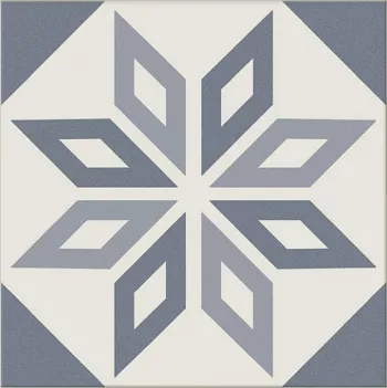 Ceramica Ribesalbes Декоративный элемент для пола 20*20 Decor Azul 16 видов паттерна