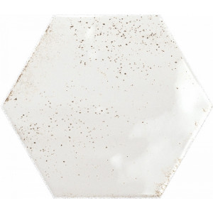 Ceramica Ribesalbes Плитка настенная White Hex Glossy 17*15