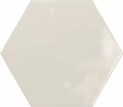 Ceramica Ribesalbes Плитка настенная Hex Creme Glossy 17*15