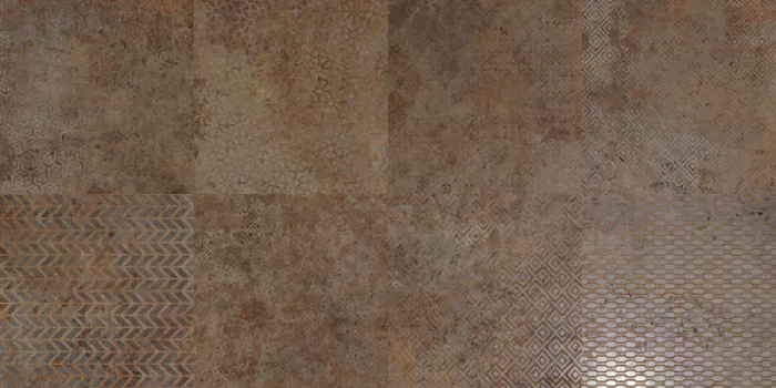 Ceracasa Керамогранит матовый 98.2x49.1 Deco Titan Copper
