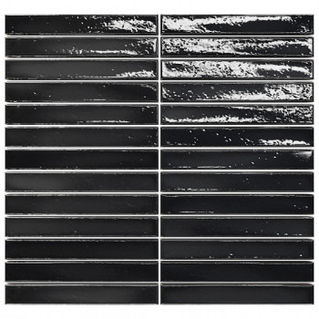 Мозаика 29.5x29.2 Short Stick Azabache Gloss 8436552229439 Amadis