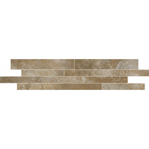 Плитка Laparet 69x14 мозаика коричневый Ferry неполированная матовая глазурованная