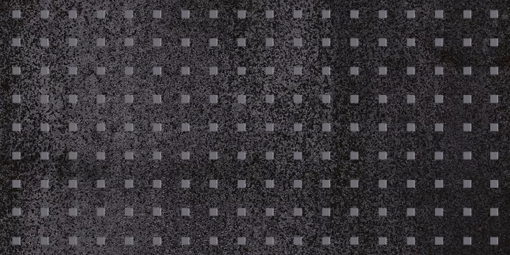 Плитка Laparet 50x25 декор Pixel чёрный Metallica матовая глазурованная