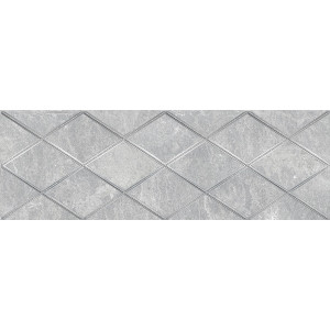 Плитка Laparet 60x20 декор Attimo серый 17-05-06-1188-0 Alcor матовая глазурованная