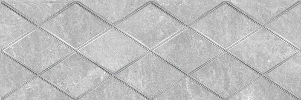 Плитка Laparet 60x20 декор Attimo серый 17-05-06-1188-0 Alcor матовая глазурованная