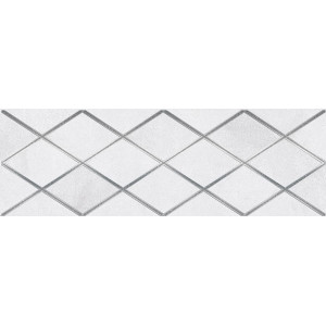 Плитка Laparet 60x20 декор Attimo серый 17-05-06-1180-0 Mizar матовая глазурованная