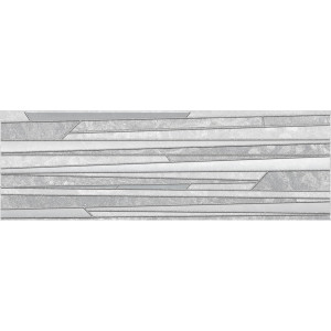 Плитка Laparet 60x20 декор Tresor серый 17-03-06-1187-0 Alcor матовая глазурованная