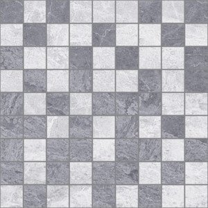 Плитка Laparet 30x30 мозаика т.серый+серый Pegas Серый матовая глазурованная