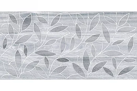 Плитка Laparet 40x20 декор тёмно-серый 08-03-06-1344-4 Bona глянцевая глазурованная