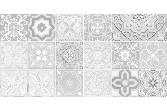 Плитка Laparet 60x30 декор Module серый Concrete матовая глазурованная