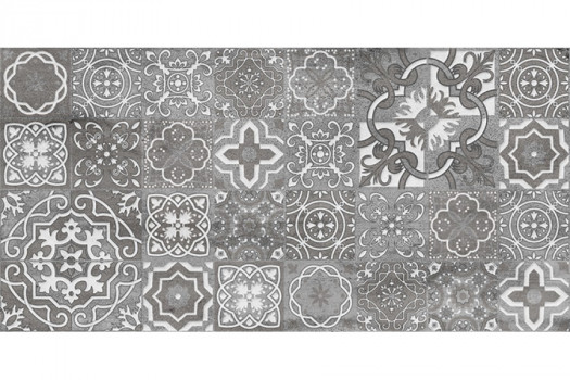 Плитка Laparet 60x30 декор Vimp тёмно-серый Concrete матовая глазурованная