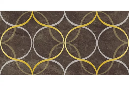 Плитка Laparet 60x30 декор Resonanse коричневый Crystal глянцевая глазурованная