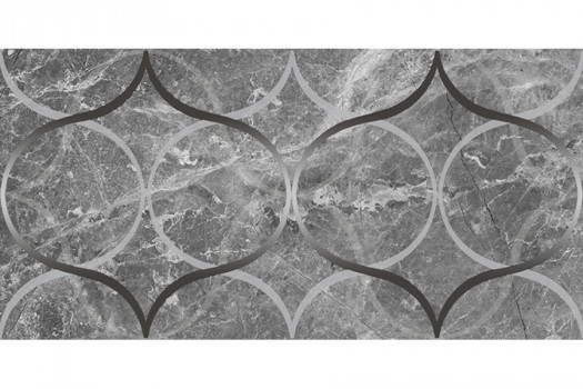 Плитка Laparet 60x30 декор Resonanse серый Crystal глянцевая глазурованная