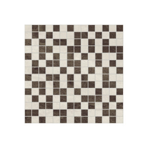 Плитка Laparet 30x30 мозаика коричневый+бежевый Crystal глянцевая глазурованная