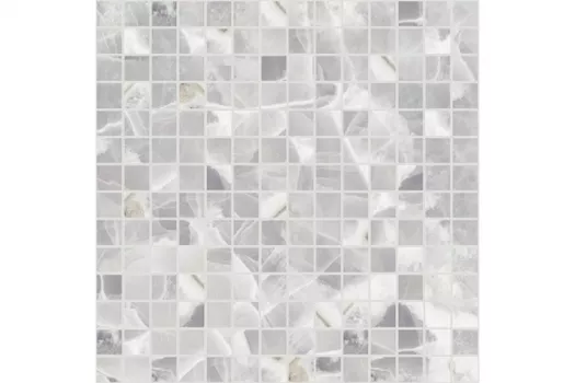 Плитка Laparet 30x30 мозаика серый Plazma глянцевая глазурованная