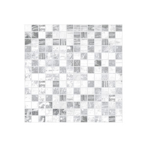 Плитка Laparet 30x30 мозаика серый+белый Extra матовая глазурованная