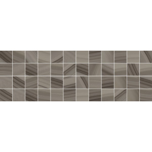 Плитка Laparet 60x20 мозаика декор мозаичный кофейный MM60084 Agat глянцевая глазурованная