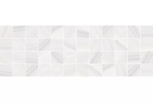 Плитка Laparet 60x20 мозаика декор мозаичный светлый MM60083 Agat глянцевая глазурованная