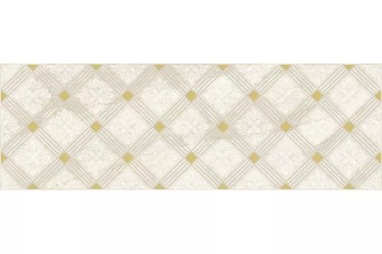 Плитка Laparet 60x20 декор бежевый Royal глянцевая глазурованная