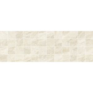 Плитка Laparet 60x20 мозаика декор мозаичный бежевый MM60073 Royal глянцевая глазурованная