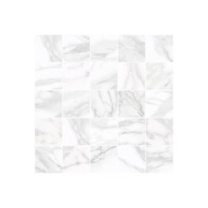 Плитка Laparet 25x25 мозаика декор мозаичный белый MM34037 Olimpus глянцевая глазурованная