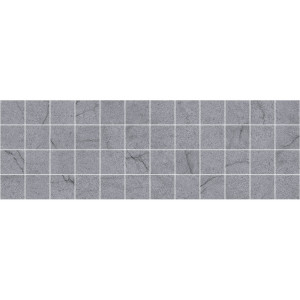 Плитка Laparet 60x20 мозаика декор мозаичный серый MM11187 Rock матовая глазурованная