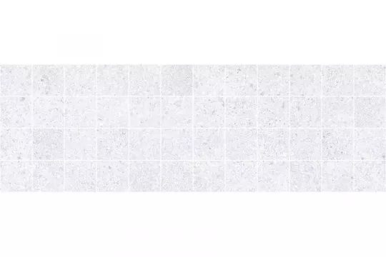 Плитка Laparet 60x20 мозаика декор мозаичный белый MM60107 Mason матовая глазурованная