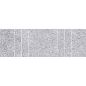 Плитка Laparet 60x20 мозаика декор мозаичный серый MM60108 Mason матовая глазурованная