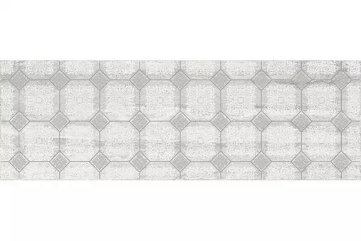 Плитка Laparet 60x20 декор серый Glossy глянцевая глазурованная