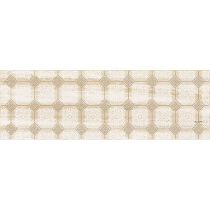 Плитка Laparet 60x20 декор бежевый Glossy глянцевая глазурованная