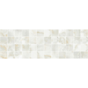 Плитка Laparet 60x20 мозаика декор мозаичный серый MM60129 Select глянцевая глазурованная