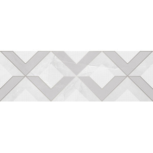 Плитка Laparet 60x20 декор белый Monti глянцевая глазурованная